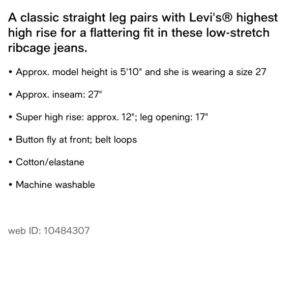 Levi’s Ribcage straight 25 - Picture 3 of 9